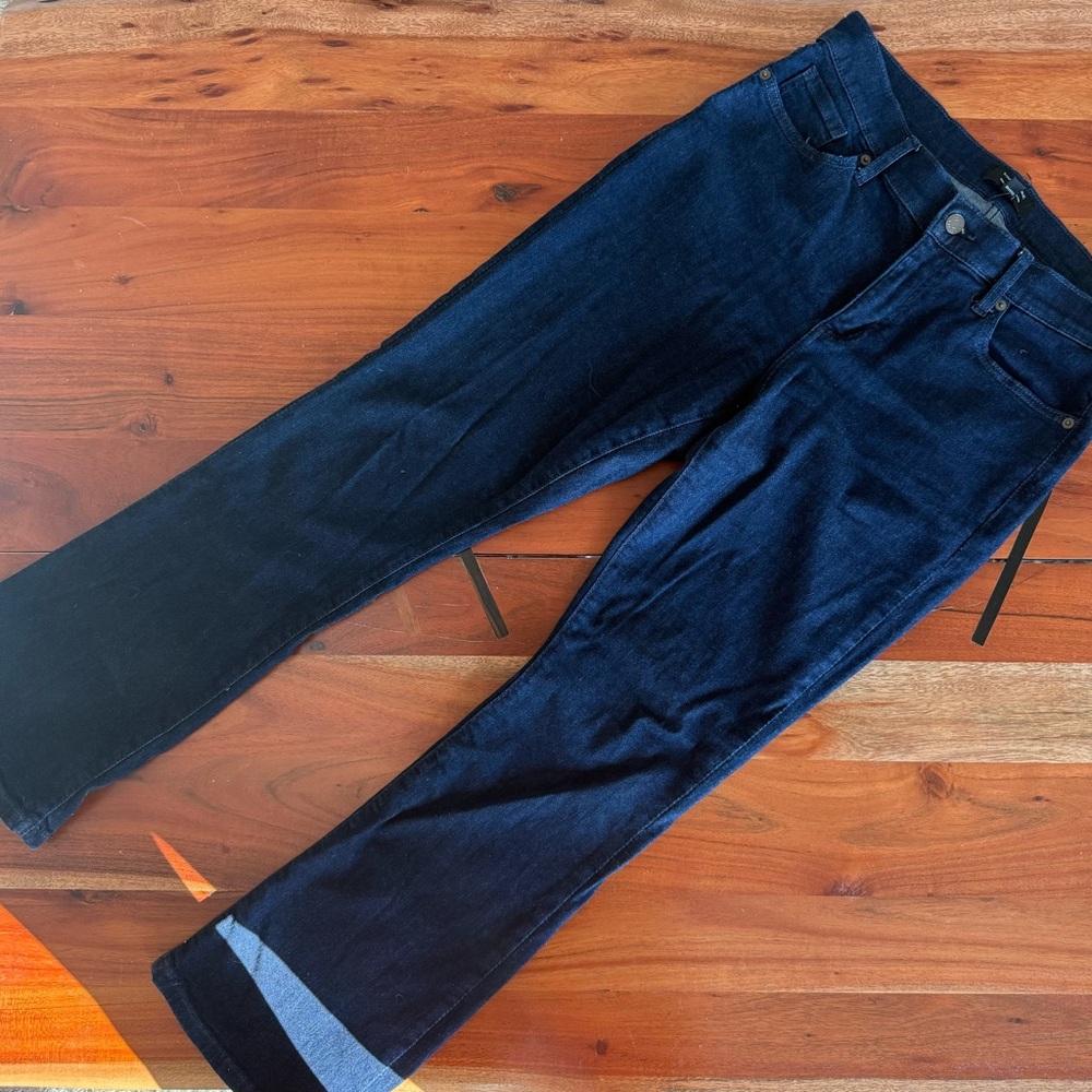 Banana Republic Women's Dark Blue Boot Cut Jeans